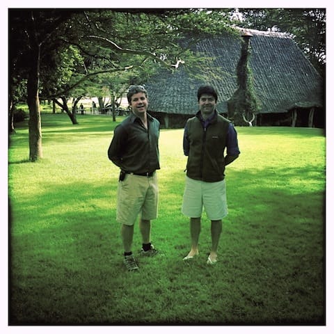 Our hosts, JJ and Amory