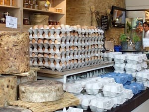Farm fresh eggs in Oxfordshire, England